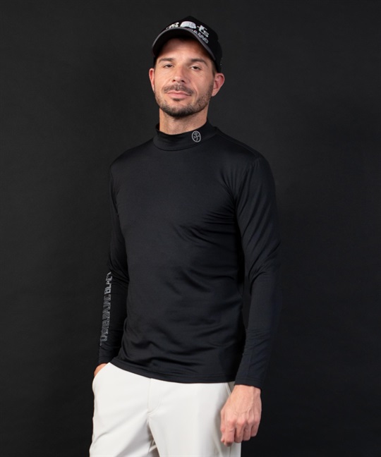 BLACK】蓄熱機能付き裏起毛インナー長Tシャツ | カステルバジャック