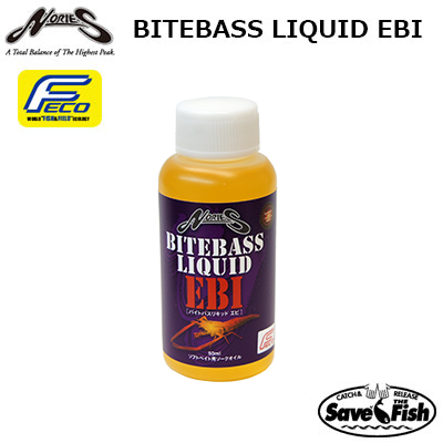 ノリーズ(NORIES) バイトバス リキッド 50ml エビ ☆セール特別価格