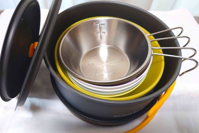 モンベル クッカーセット 4点 モンベル アルパイン クッカー」の人気