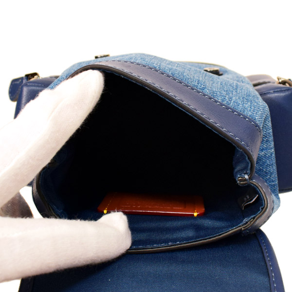 COACH】コーチ バックパック デニム レザー スリング スプリント