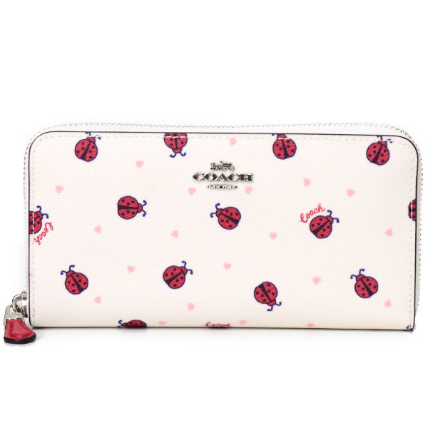 COACH】コーチ コーティングキャンバス レディーバグ てんとう虫