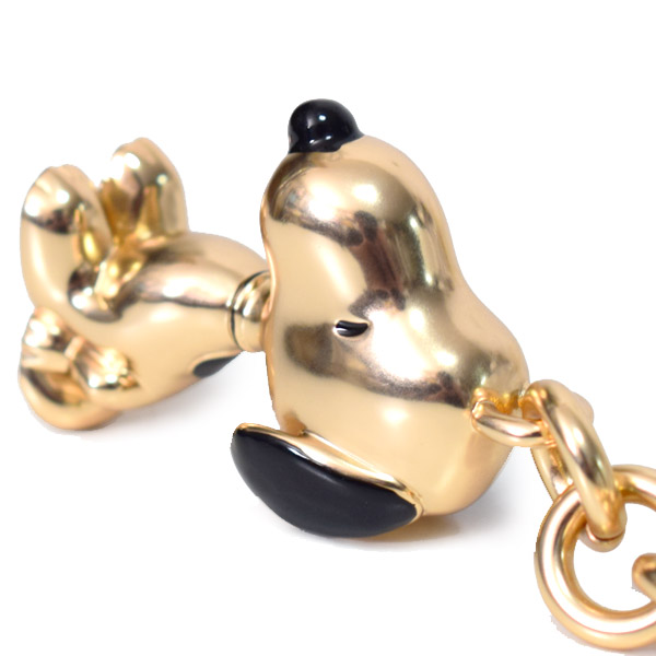 COACH】コーチ キーホルダー プレーテッドメタル ピーナッツ コラボ