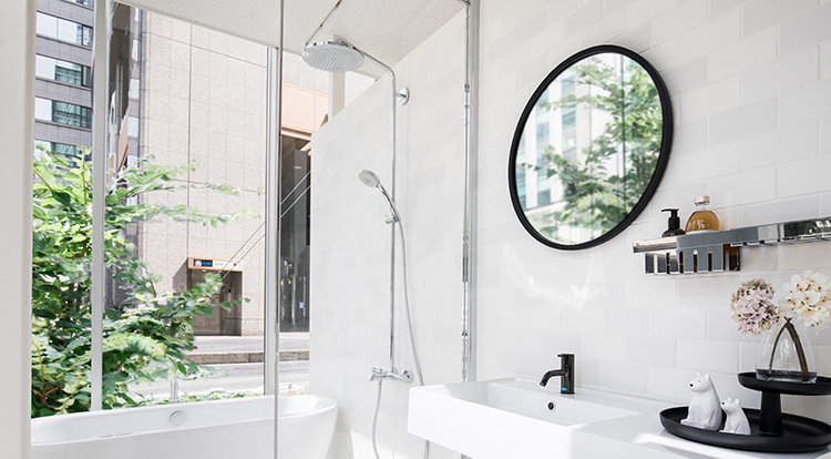 大阪ショールームで展示されている商品｜美しいデザインの洗面ボウル