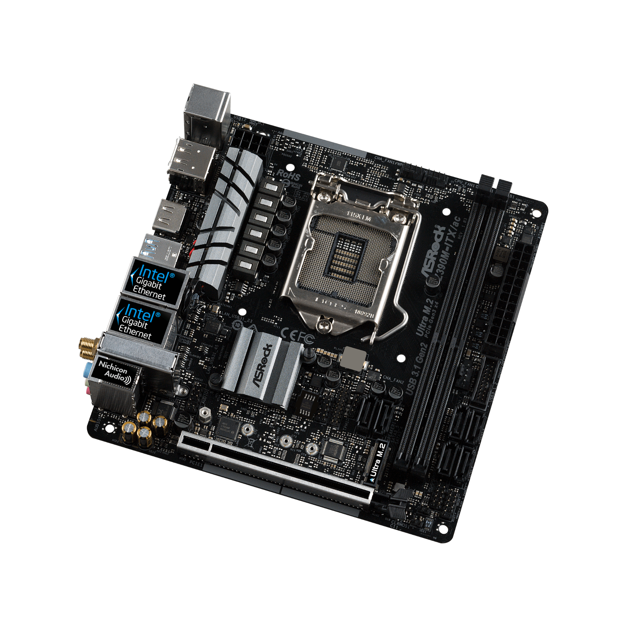 i7 8700 z390 mini-itx メモリセット noctua Z390M-ITX/ac | ASRock