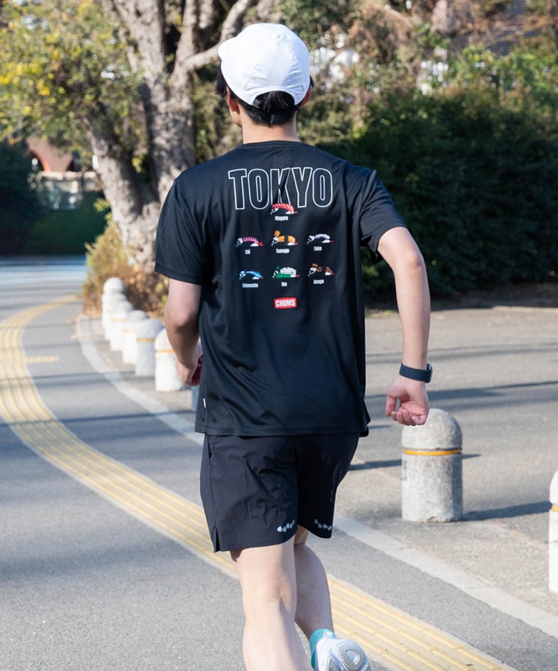 限定】RUN Tokyo Sushi Friends T-Shirt/【限定】ラントーキョースシ