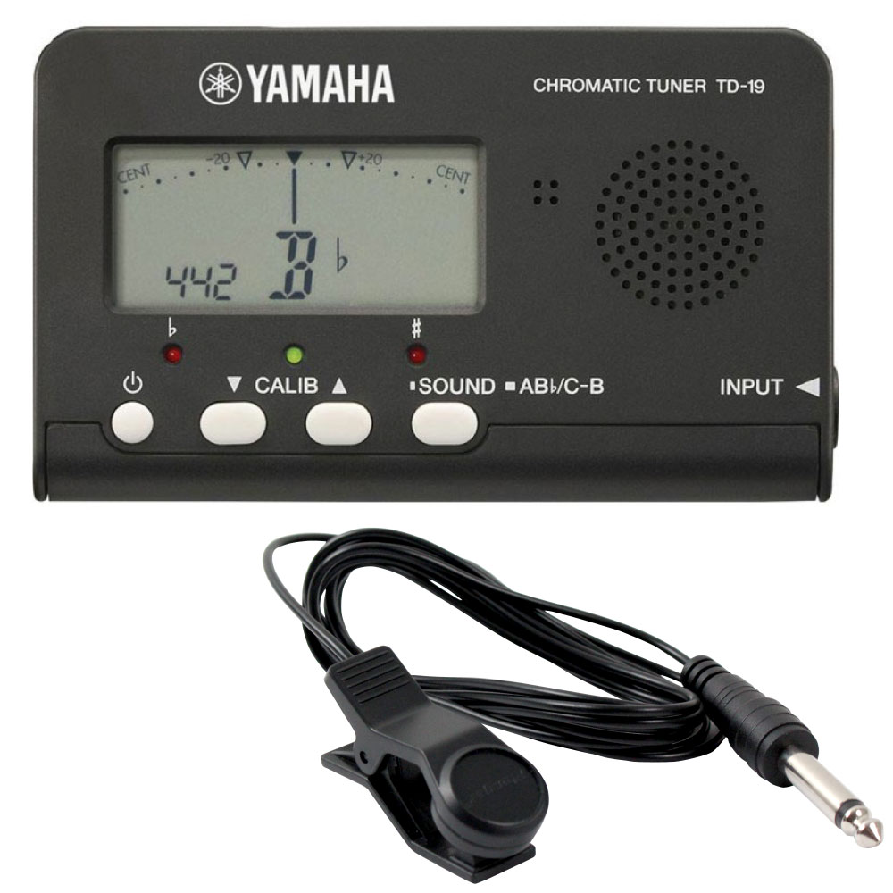 ヤマハ YAMAHA TD-19BK ブラック クロマチックチューナー Flanger FA