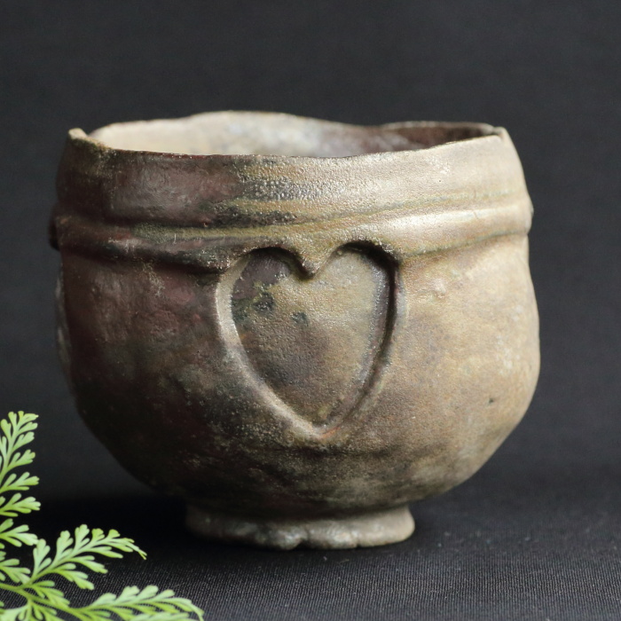 備前焼 丸皿6客揃 稲荷作 共箱・銘あり