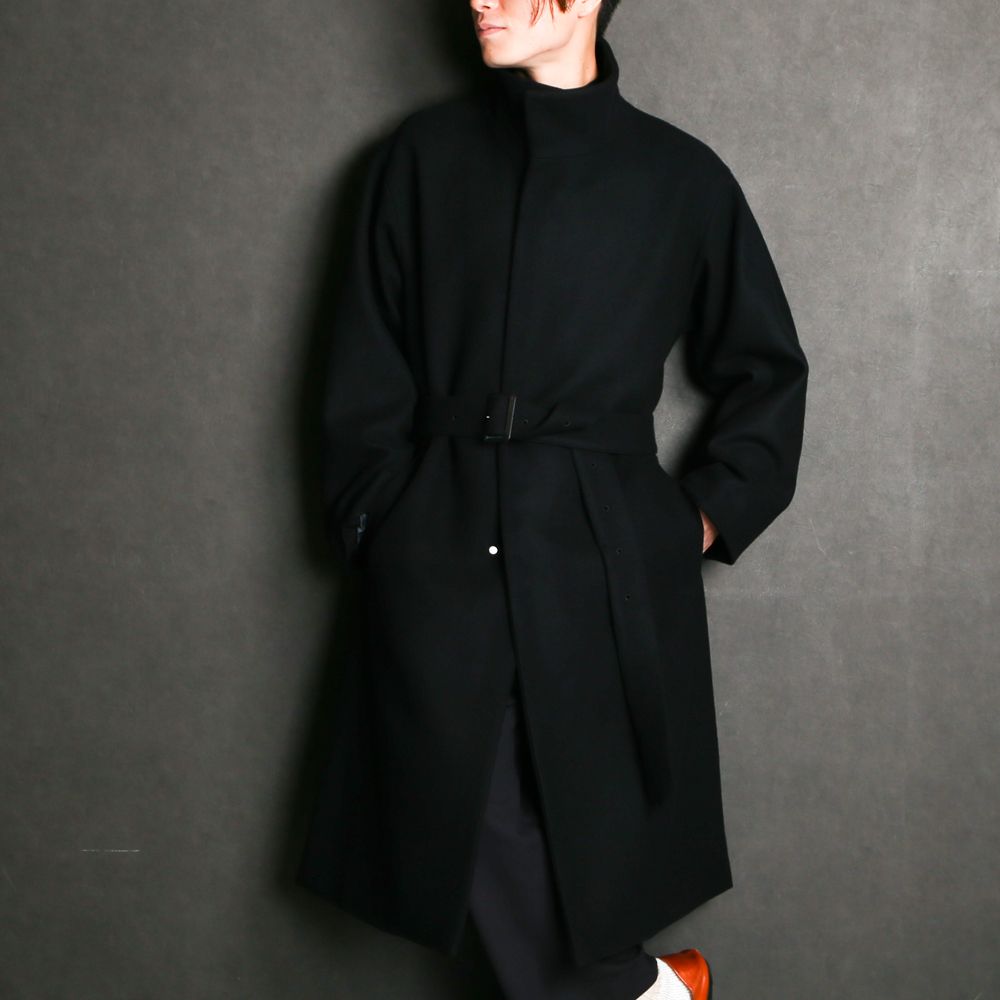 superNova. - Stand collar coat - Melton / スタンドカラー ロング