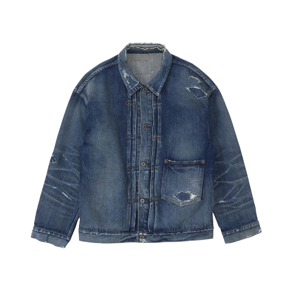 MADNESS - MADNESS AGING TYPE-I DENIM TRUCKER / FW24-JDN1