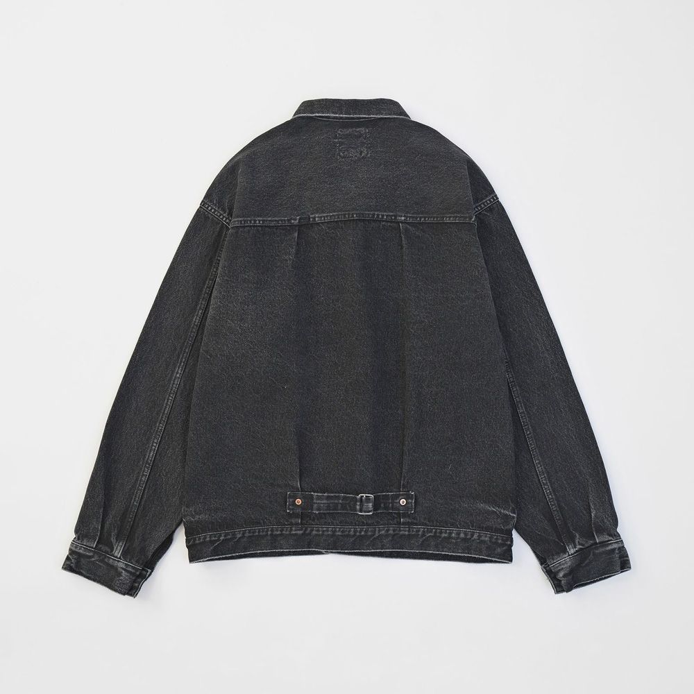 VICTIM - ×HAGUN / 2ND TYPE LAGE TRACKER JACKET - BLACK / デニム