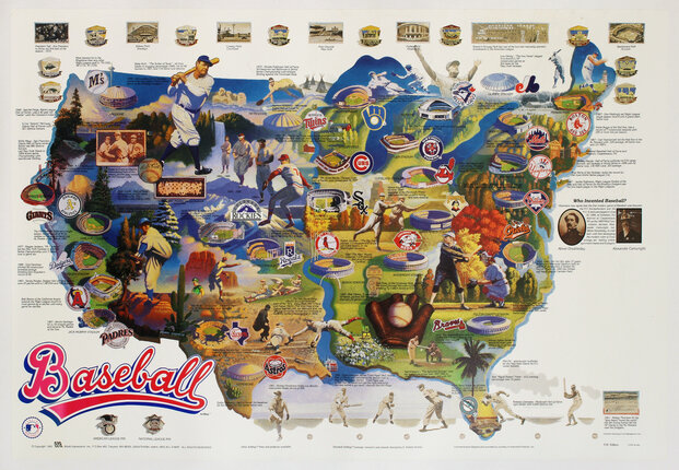 173)Baseball Map Poster 1992年 s-l1200.jpg