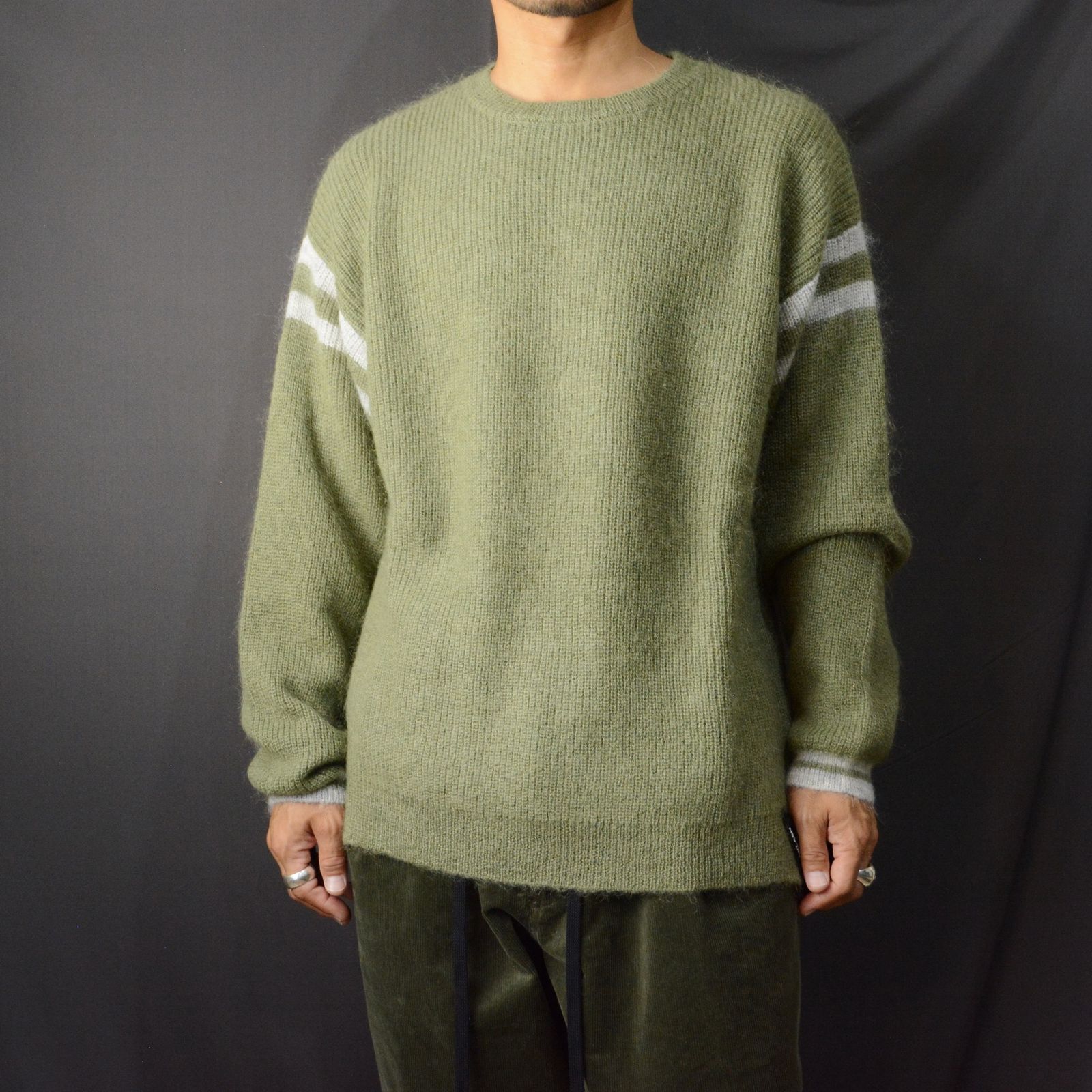 ISAMU KATAYAMA BACKLASH - モヘア プルオーバーニット （GREEN