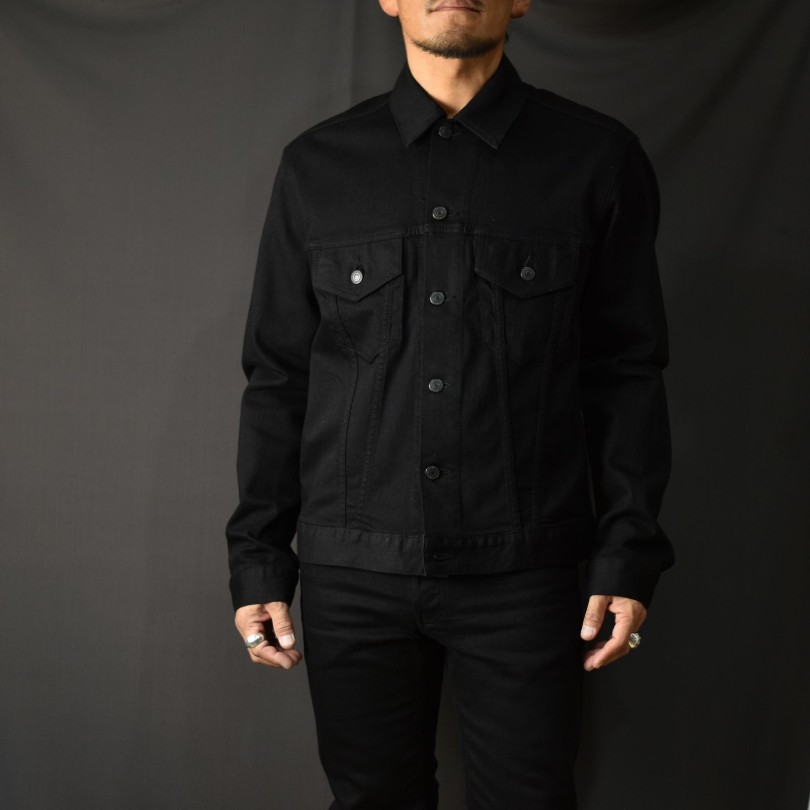 MINEDENIM - [STANDARD] 801 CF-GJKT OWS （BLACK） / デニム