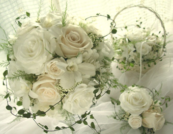 ウエディングブーケ(ブライダルブーケ)＊プリザーブドフラワー＊chouette!