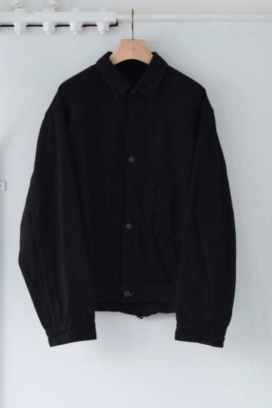 COMOLI (コモリ) デニム ジャケット [BLACK]