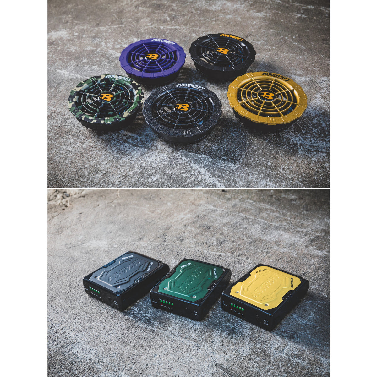 バートル 22Vバッテリー＋AC08-1 ファンユニット セット エアー