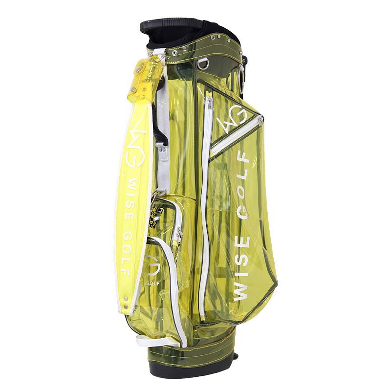 キャディバッグ ゴルフ 透明クリアキャディバッグ スタンドキャディバッグ
