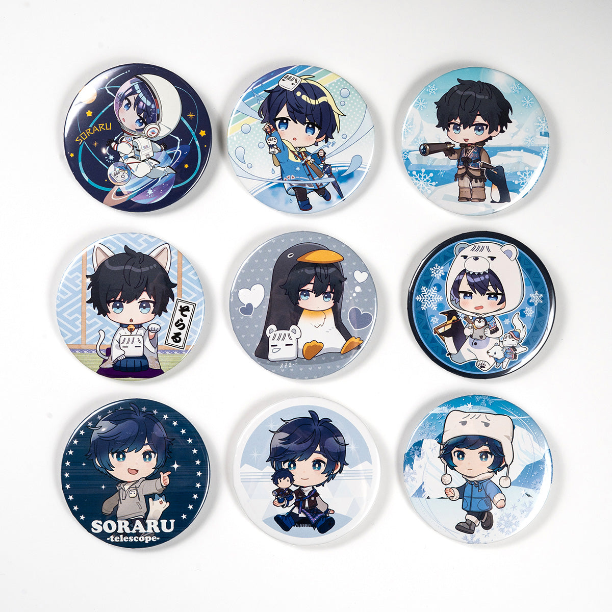 そらる バレンタイン 白タキシード 缶バッジ 70個 そらる バレンタイン