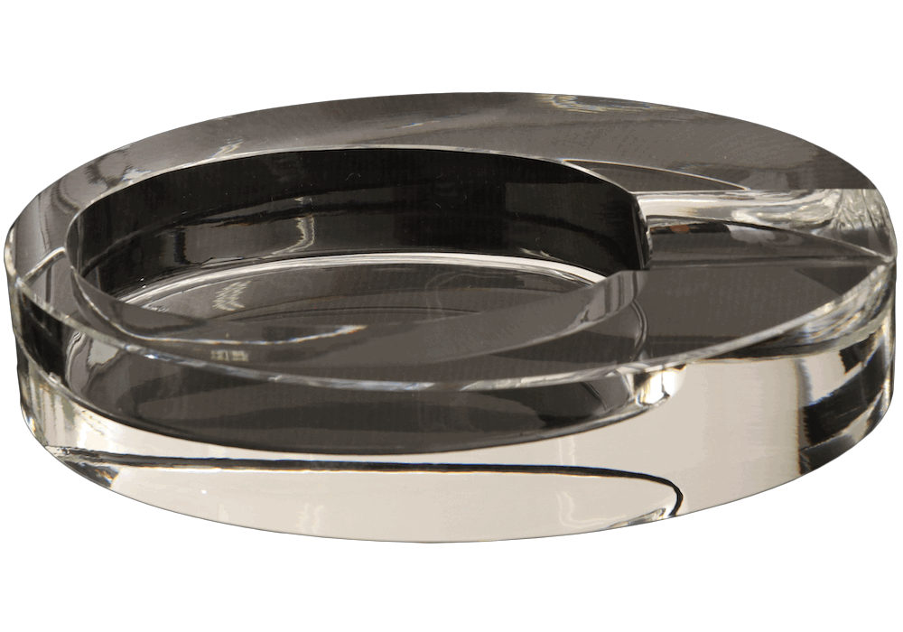 クリスタル シガー灰皿 ラウンドシェイプ | 葉巻・シガーの通販・販売