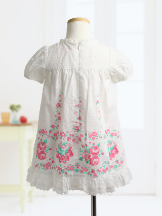 メゾピアノ 花といちご柄のキュートなワンピース 100 / ブランド