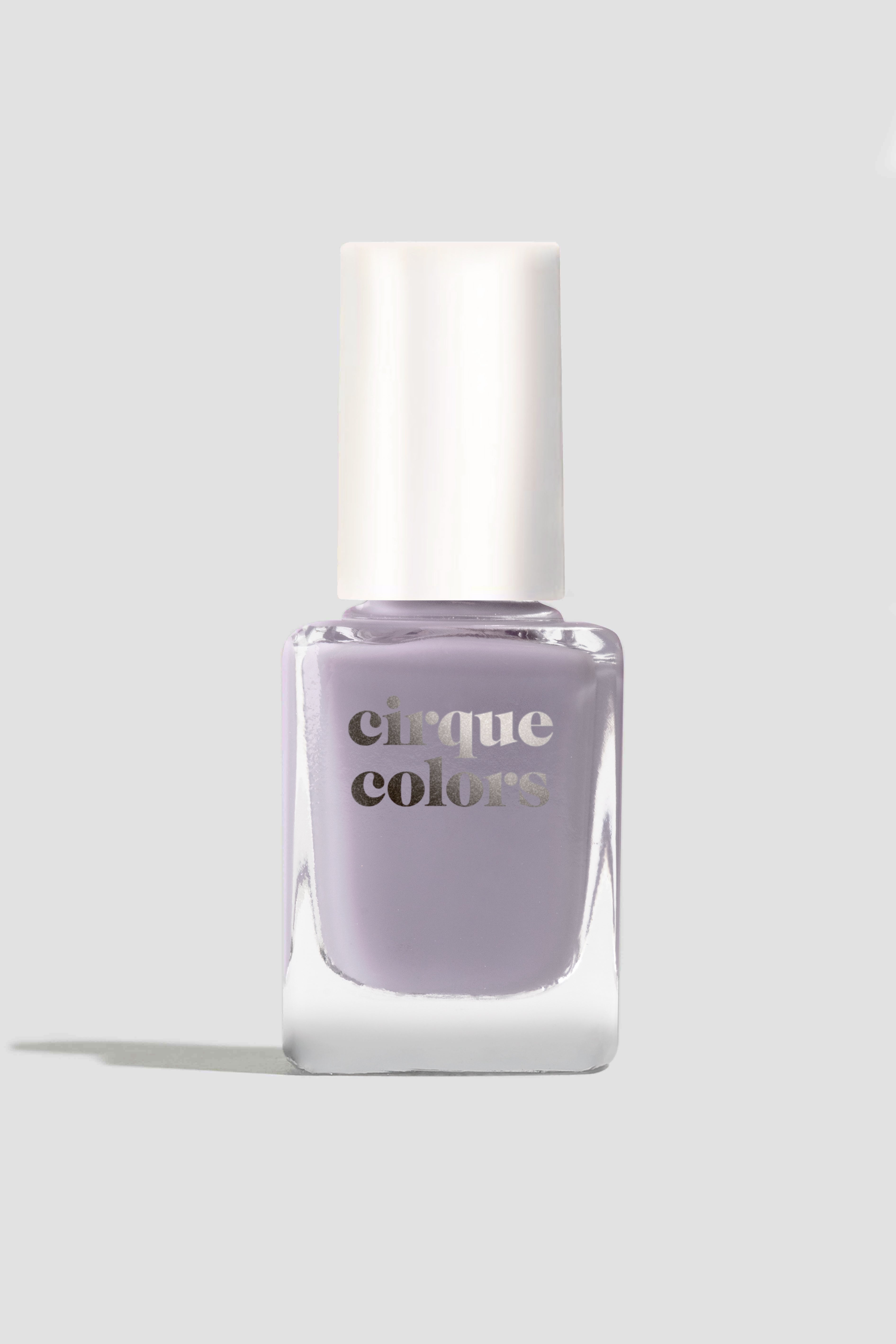 Sheer Lavender-Gray Jelly Nail Polish - Cirque Colors Haze Jelly