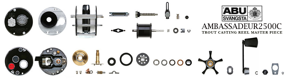 ABU Garcia ambassadeur 2500Cグリーン2500Cパーツ