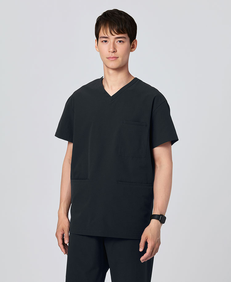 メンズ:スクラブトップス・シアサッカー | おしゃれ白衣のクラシコ公式通販