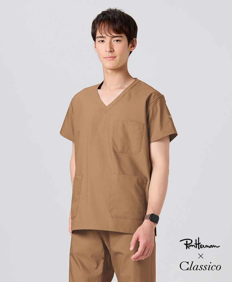 メンズ:Ron Herman スクラブトップス | おしゃれ白衣のクラシコ公式通販