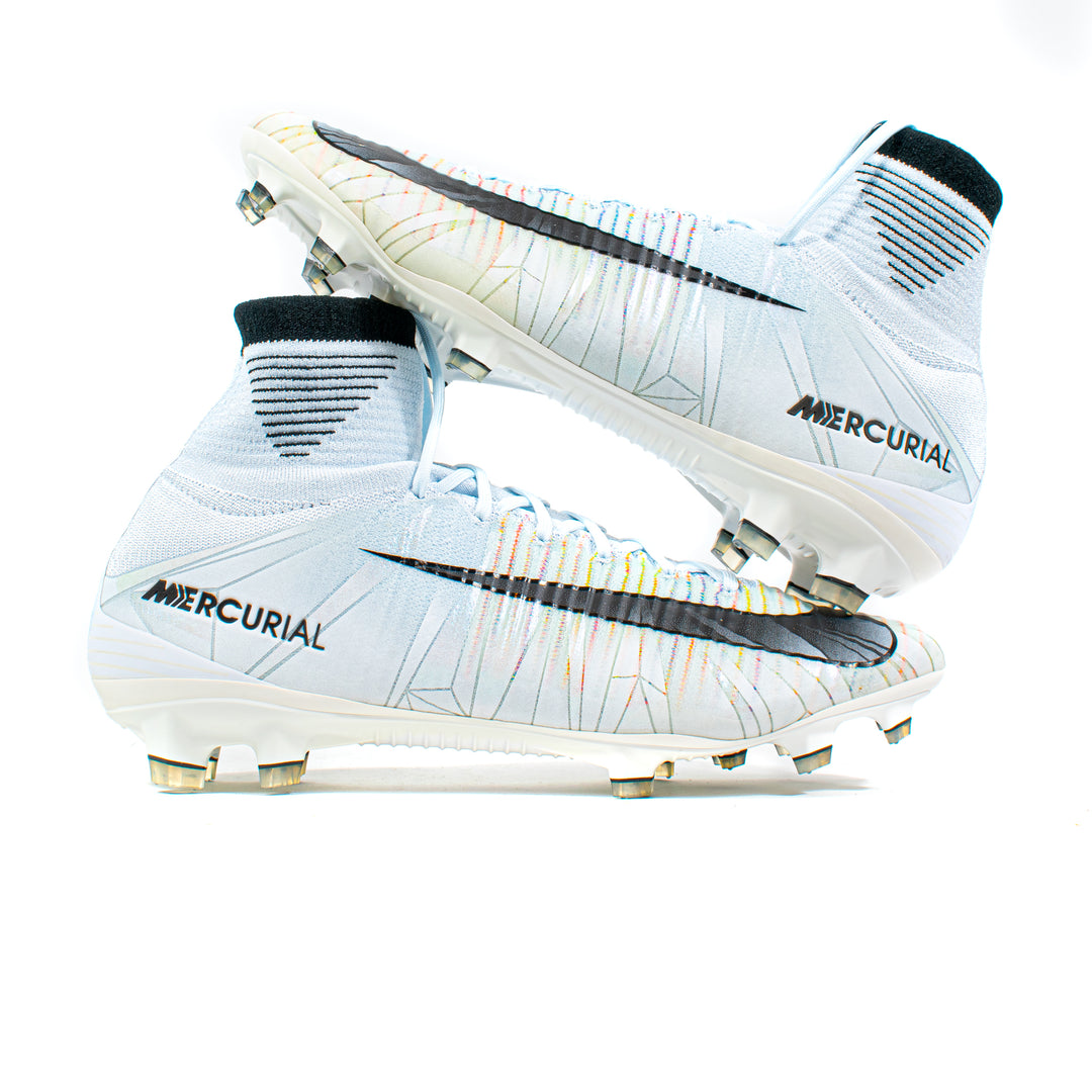 Nike Mercurial Vapor Superfly V White CR7 FG – Classic Soccer Cleats