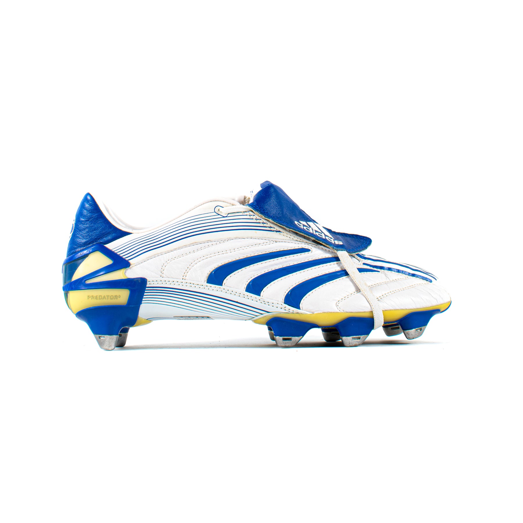 Adidas Predator Absolute White Blue SG – Classic Soccer Cleats