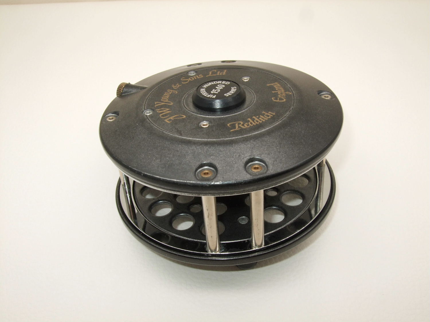 J W Young 1540 Salmon Fly Reel - Classic Vintage Fishing Tackle