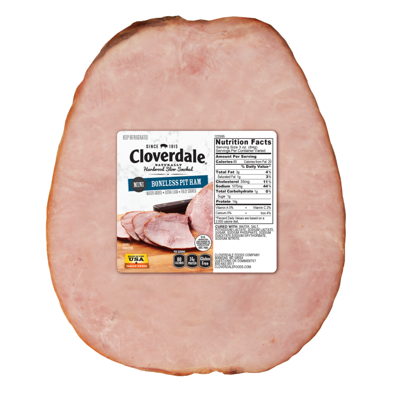 1/2 Mini Pit Ham - Cloverdale Foods