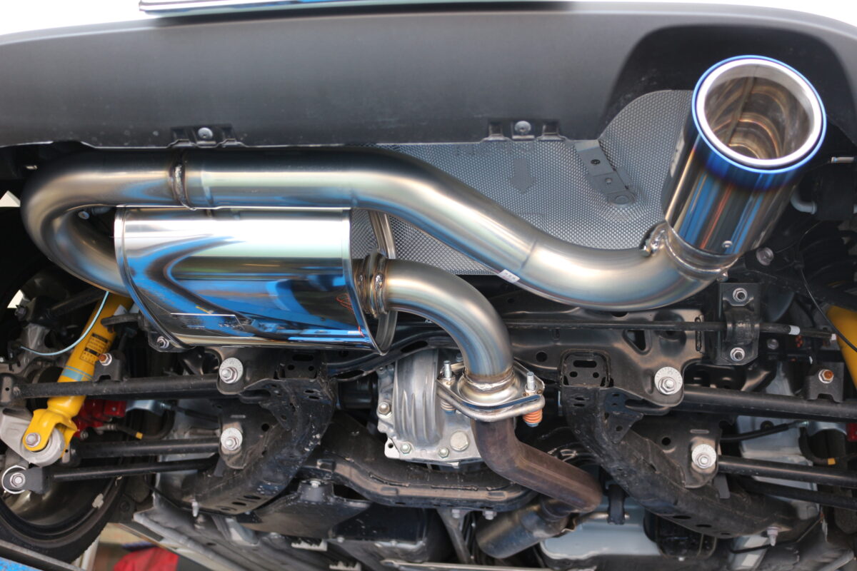 HKSマフラーのリーガマックススポーツをNDロードスターRFに取り付け