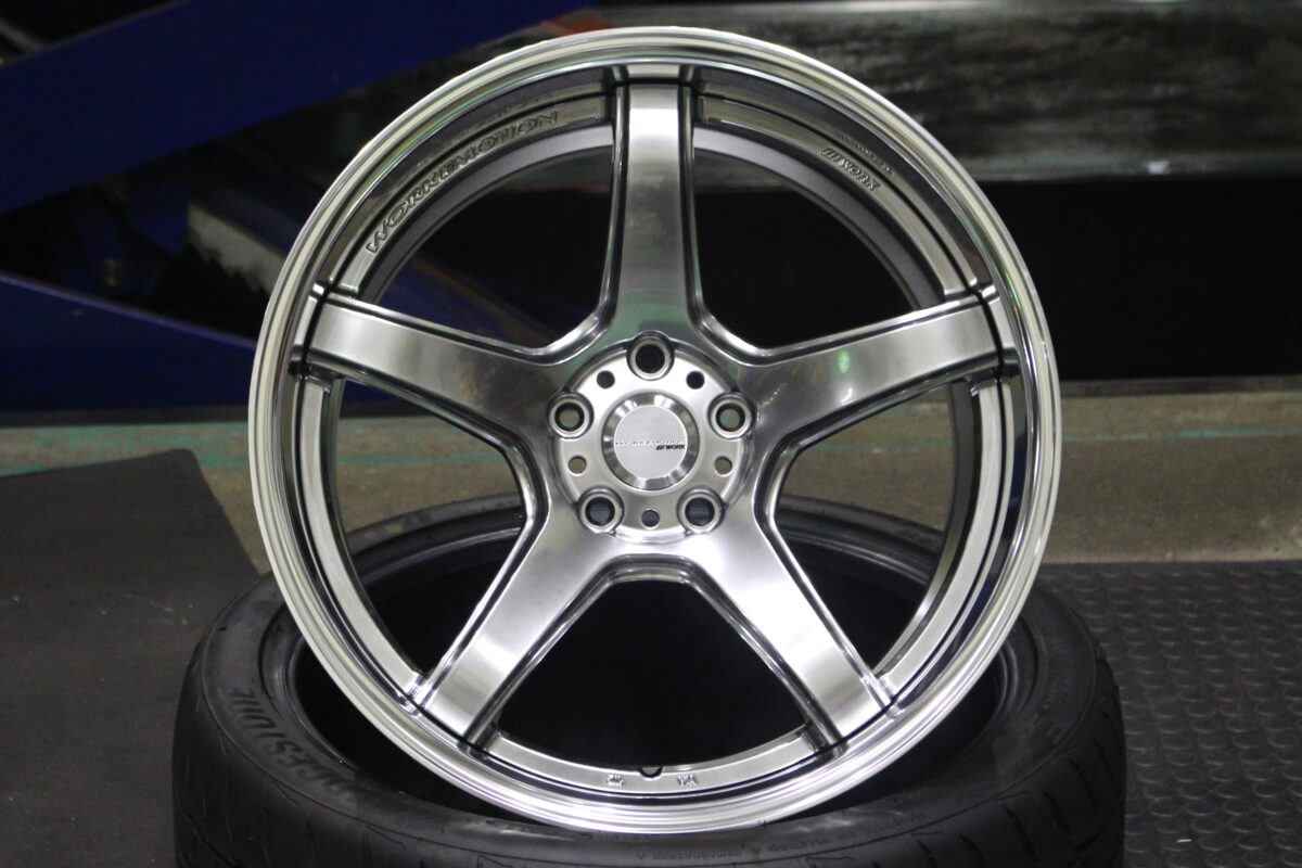 Z34フェアレディZ】WORKエモーションT5R 2P！2ピースホイールで深リム