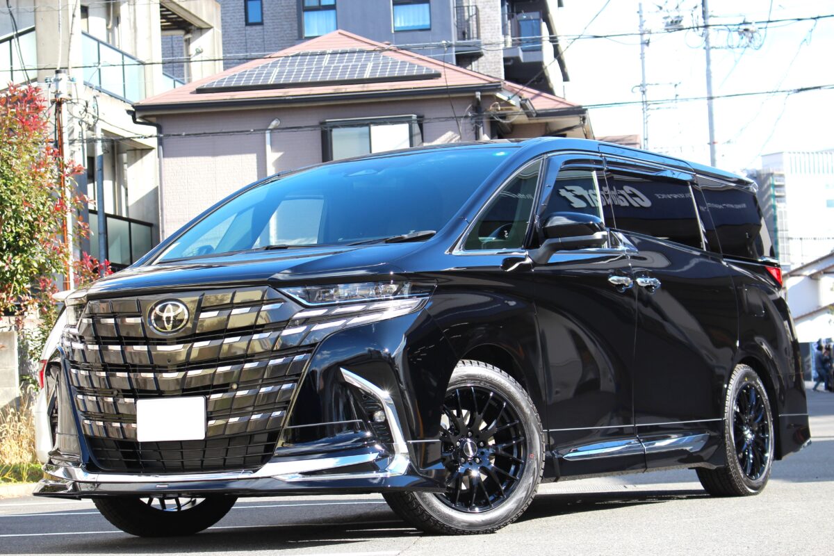 40アルファードにRAYSホムラ2×9plus 19インチ スタッドレスセット装着