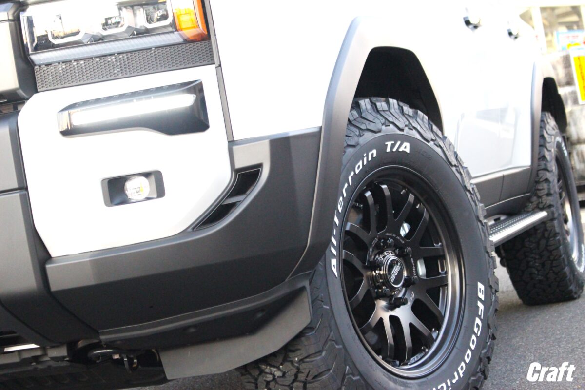 ランクル250をRAYSホイールでツライチ化！！ | 厚木店 | 店舗ブログ