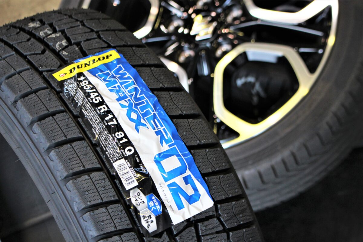 スタッドレス ダンロップ WM02 195/45R17 バリ溝 スイフトスポーツ