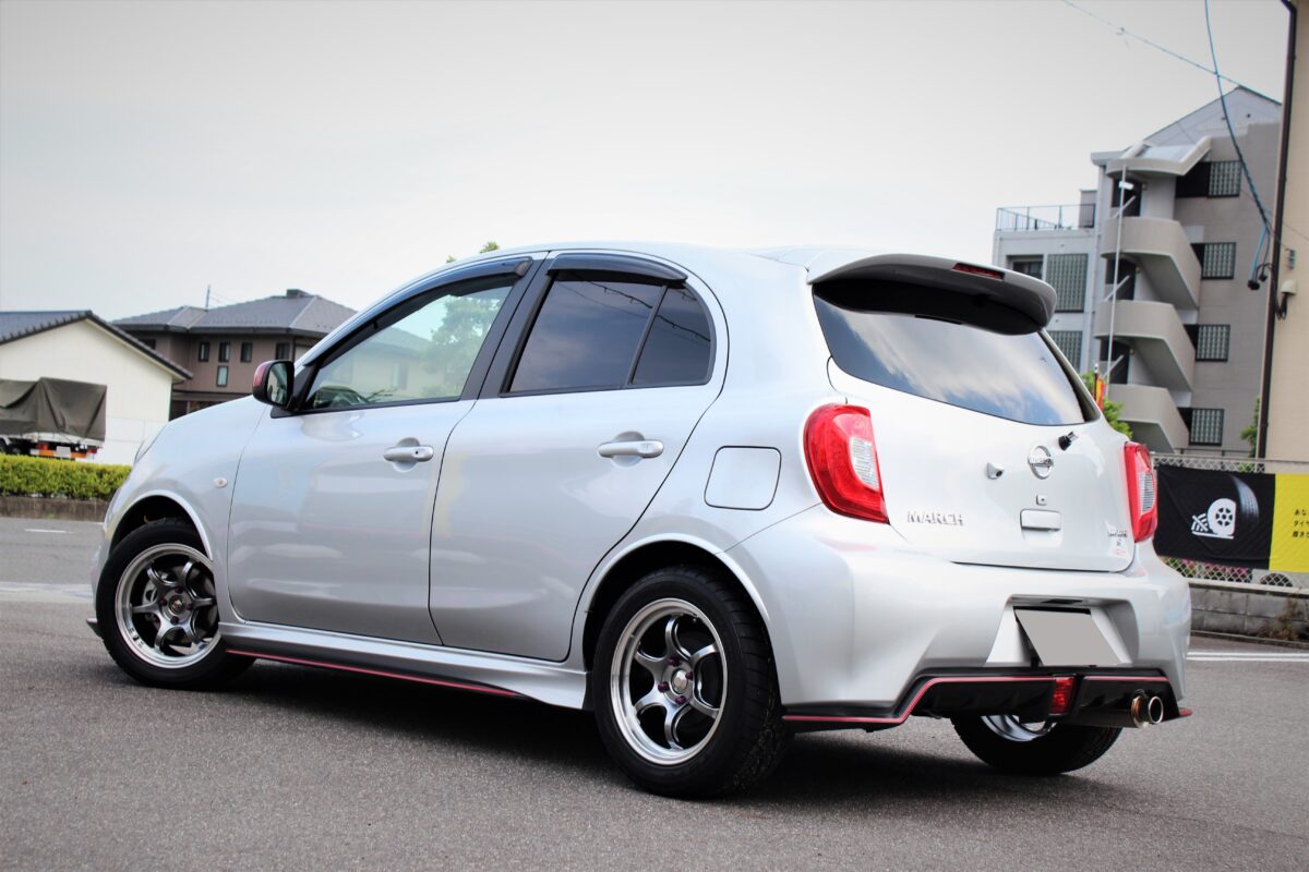 マーチニスモにアドバンRG-D2 15インチ GTR FACEで装着！！ | 岐阜長良