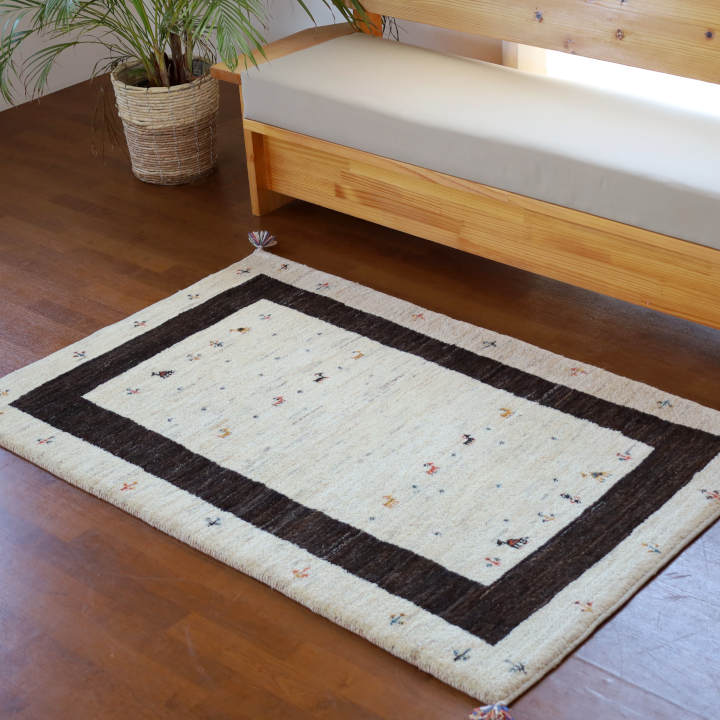 イラン産手織りギャッベ 150×100cm｜手織ラグの店クラフトワーク