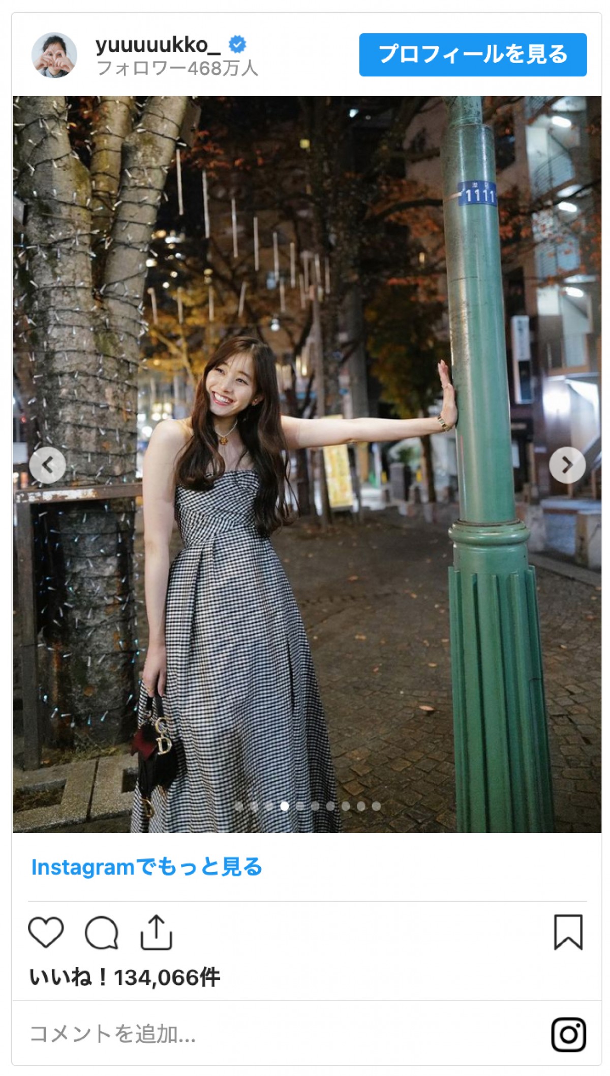 新木優子ちゃん着用 ワンピース SNIDEL×新木優子×sweetトリプル