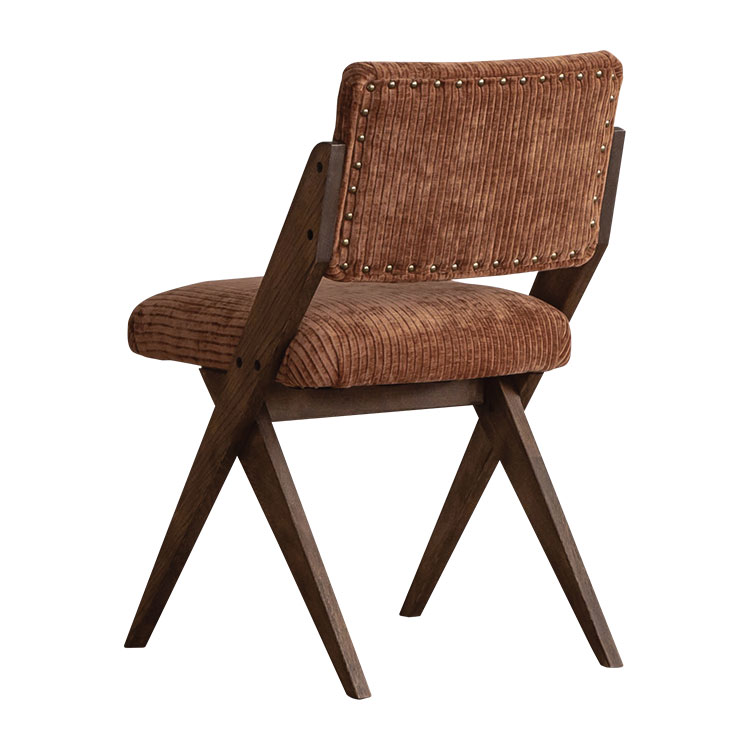 ゼットチェア 肘無 [WF-2/JACQUARD-MOCHA BR]｜チェア/スツール｜CRUSH