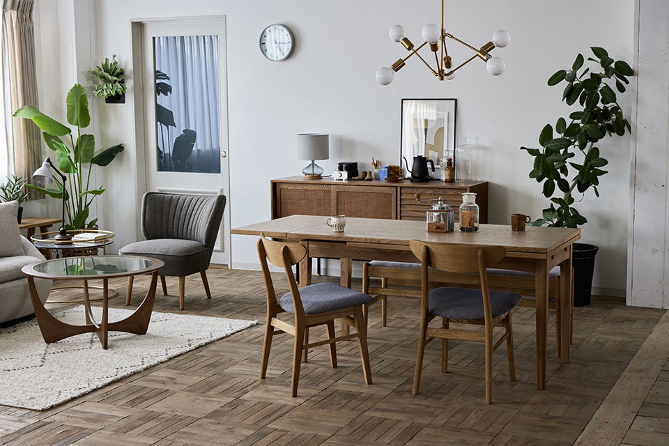 パウスダイニングテーブル｜テーブル｜CRUSH CRASH PROJECT