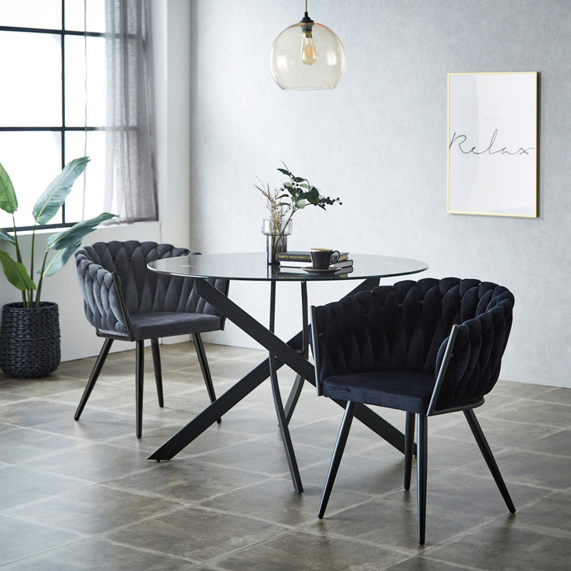 大決算セール5％オフ！】ダイニングチェア「Flower(フラワー)」2脚