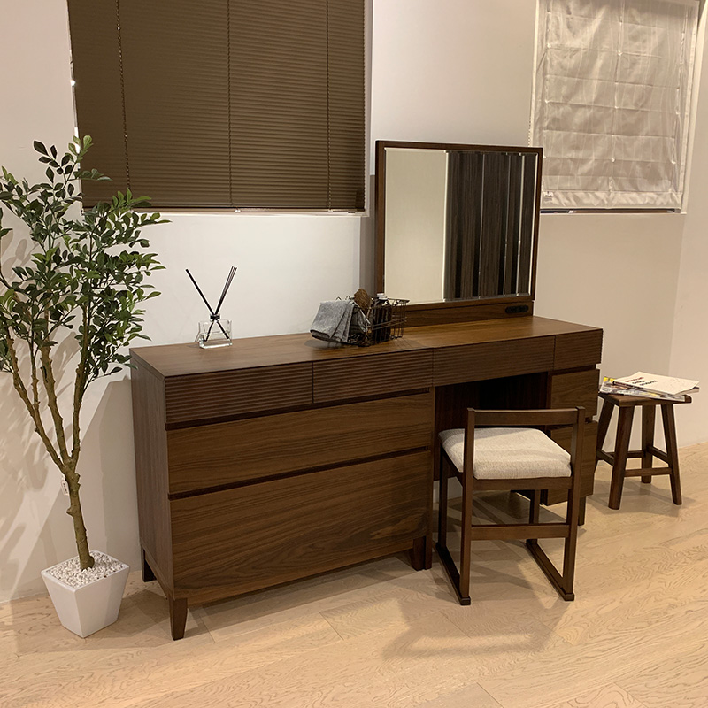 ドレッサー「MELISSA(メリッサ)」/スツール付き | 家具・インテリア