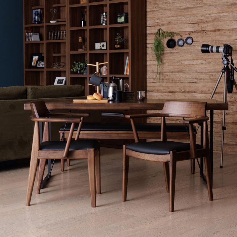 大決算セール5％オフ！】ダイニングチェア/肘掛け付き | 家具