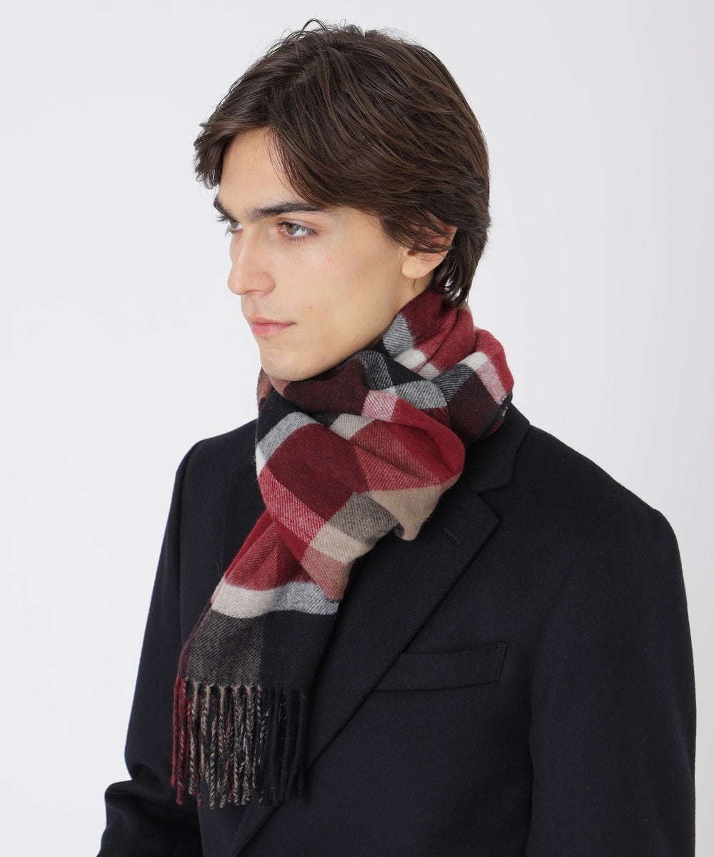 クレストブリッジチェックリバーシブルマフラー（マフラー/ストール