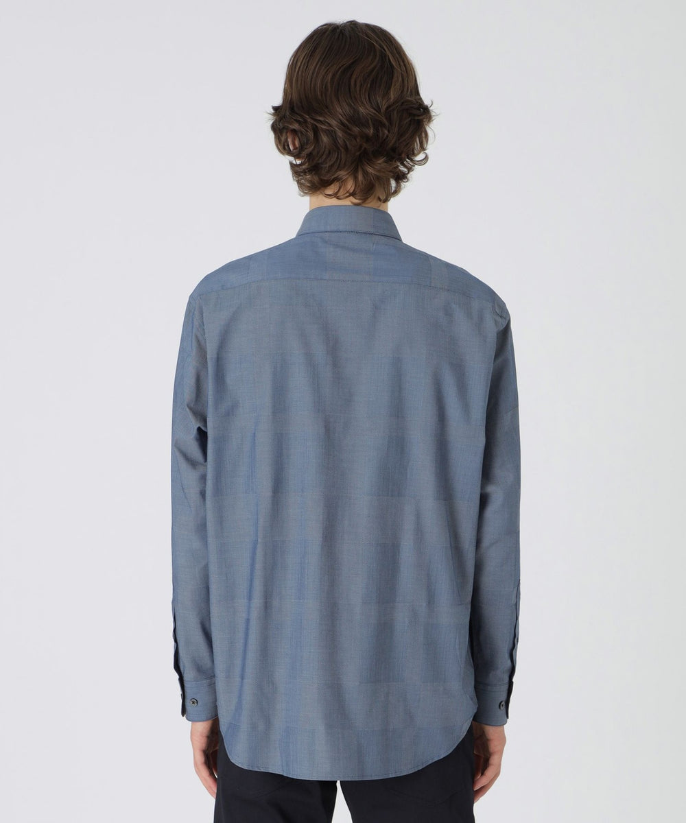 シャドークレストブリッジチェックシャツ（カジュアルシャツ）｜BLACK