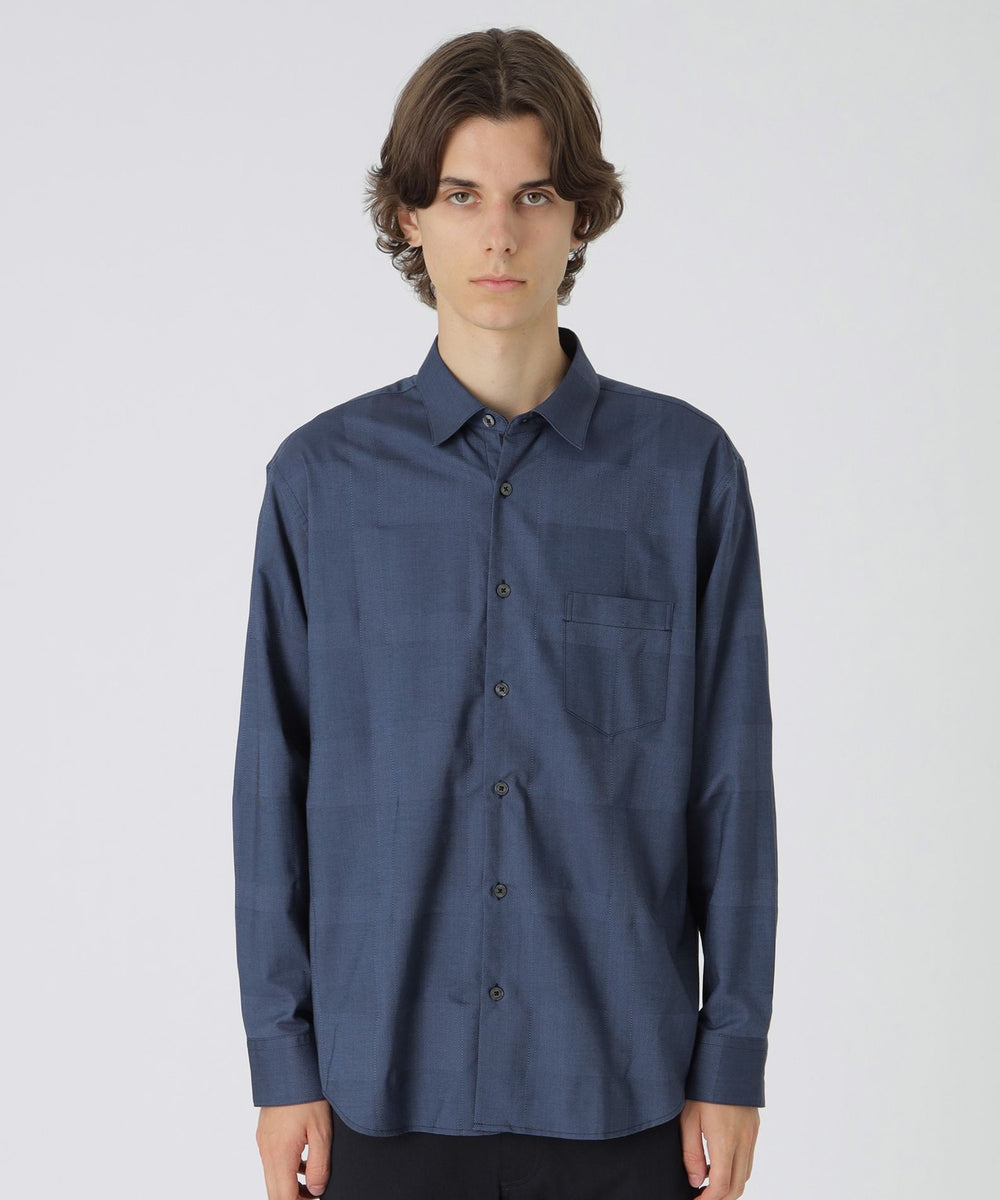 シャドークレストブリッジチェックシャツ（カジュアルシャツ）｜BLACK