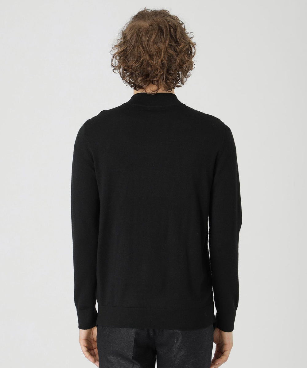 シャドーチェックハイネックニット（ニットウェア）｜BLACK LABEL