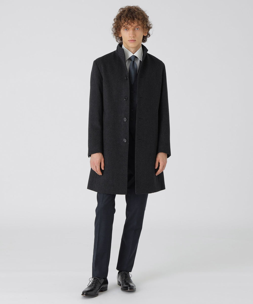 カルゼビーバースタンドカラーコート（コート）｜BLACK LABEL